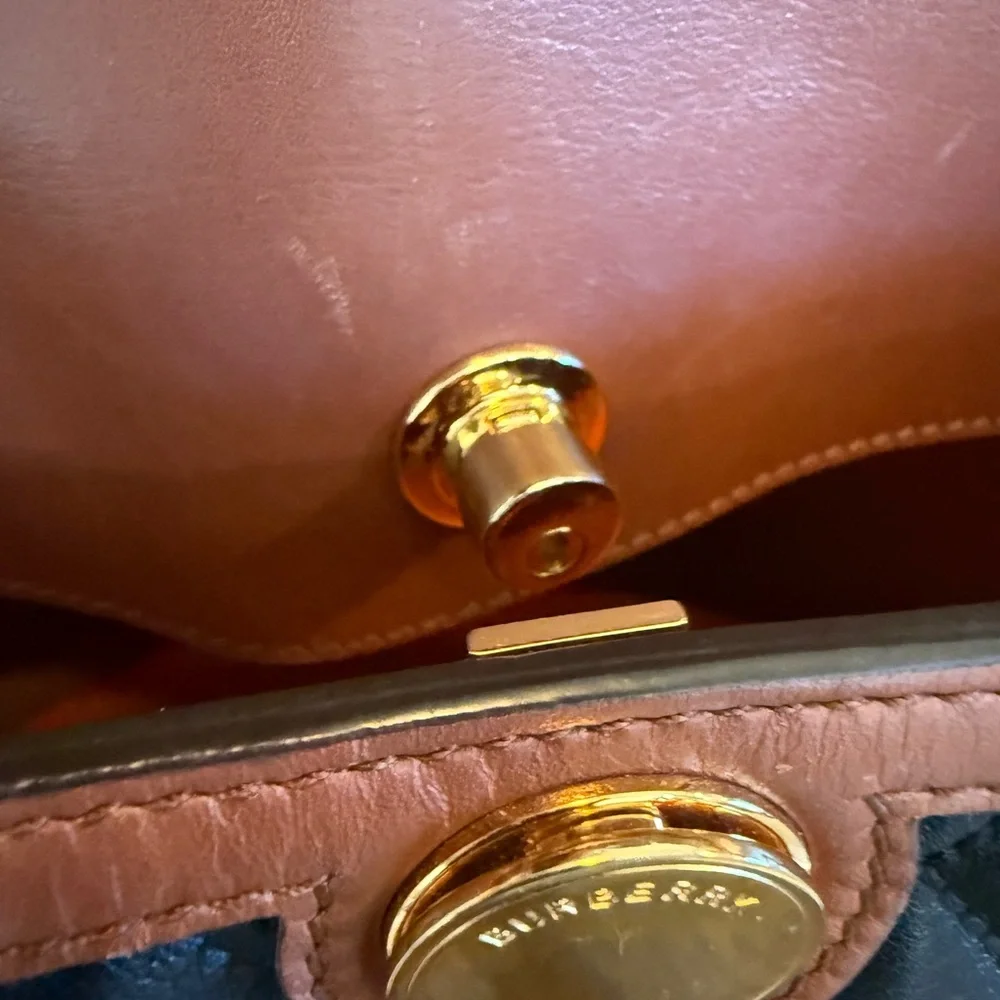 Burberry Quilted Society Handbag